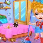 Baby Doll House Cleaning Game